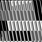 Black white grey geo music fabric with abstract piano keys for music teacher gifts musician quilts