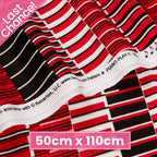 Black white red geo music fabric with abstract piano keys for music teacher gifts musician quilts