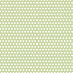 White dots on pale green quilting cotton patchwork fabric blender for sewing projects