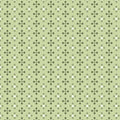 Flower-shaped geometric dots on pale green quilting cotton patchwork fabric blender for sewing projects