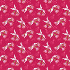 Gum blossoms native cream coral fuchsia pink fabric for Australian-themed quilts and patchwork projects