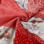 Novelty nurse medley panel red white with nurse portraits coordinates medical motifs and border strips fabric for nurse quilts wall hangings and healthcare gifts Loralie Harris Designs