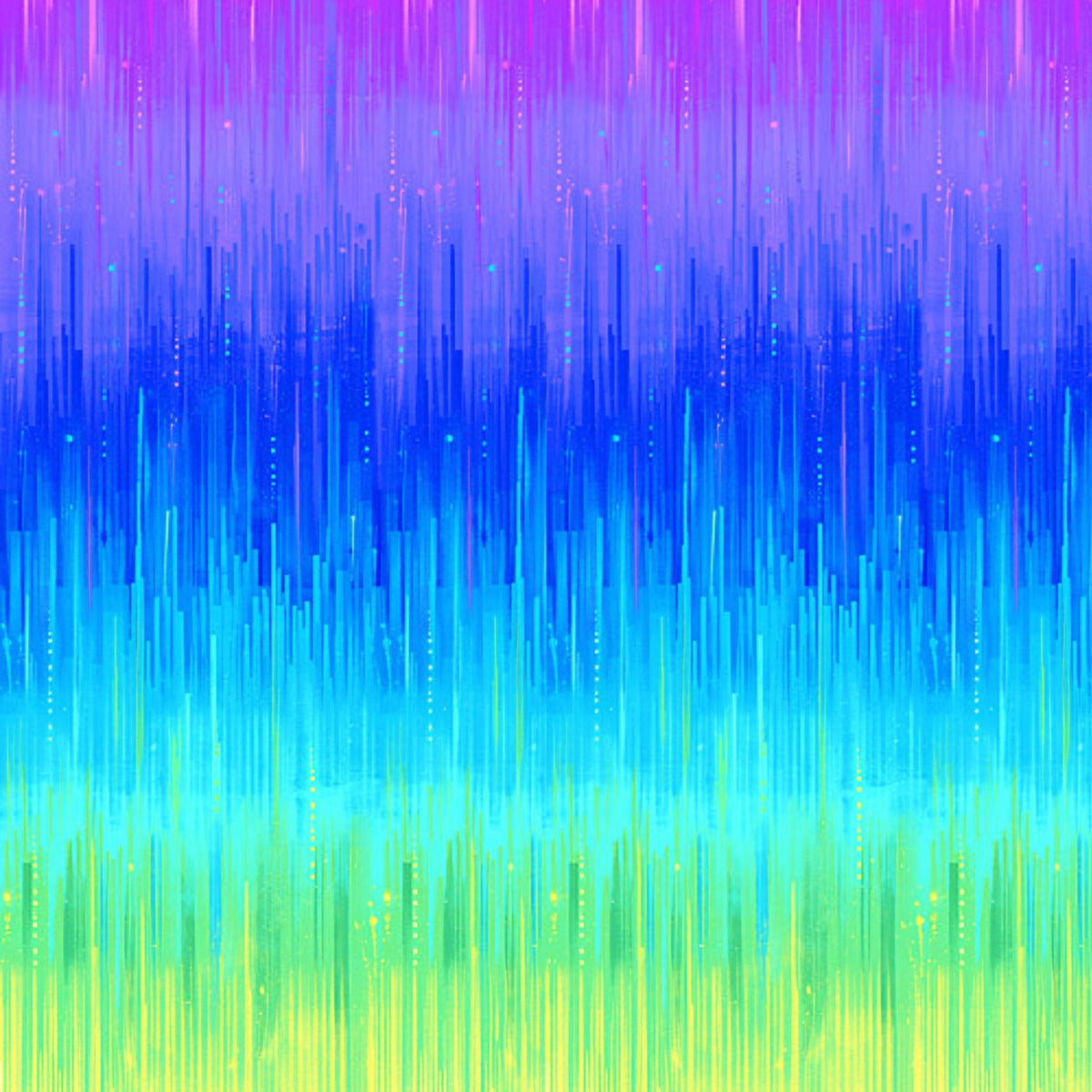 Neon rainbow ombré stripe digital print yellow orange red pink fuchsia purple blue turquoise lime green fabric for feature quilts bags and bold patchwork sewing projects