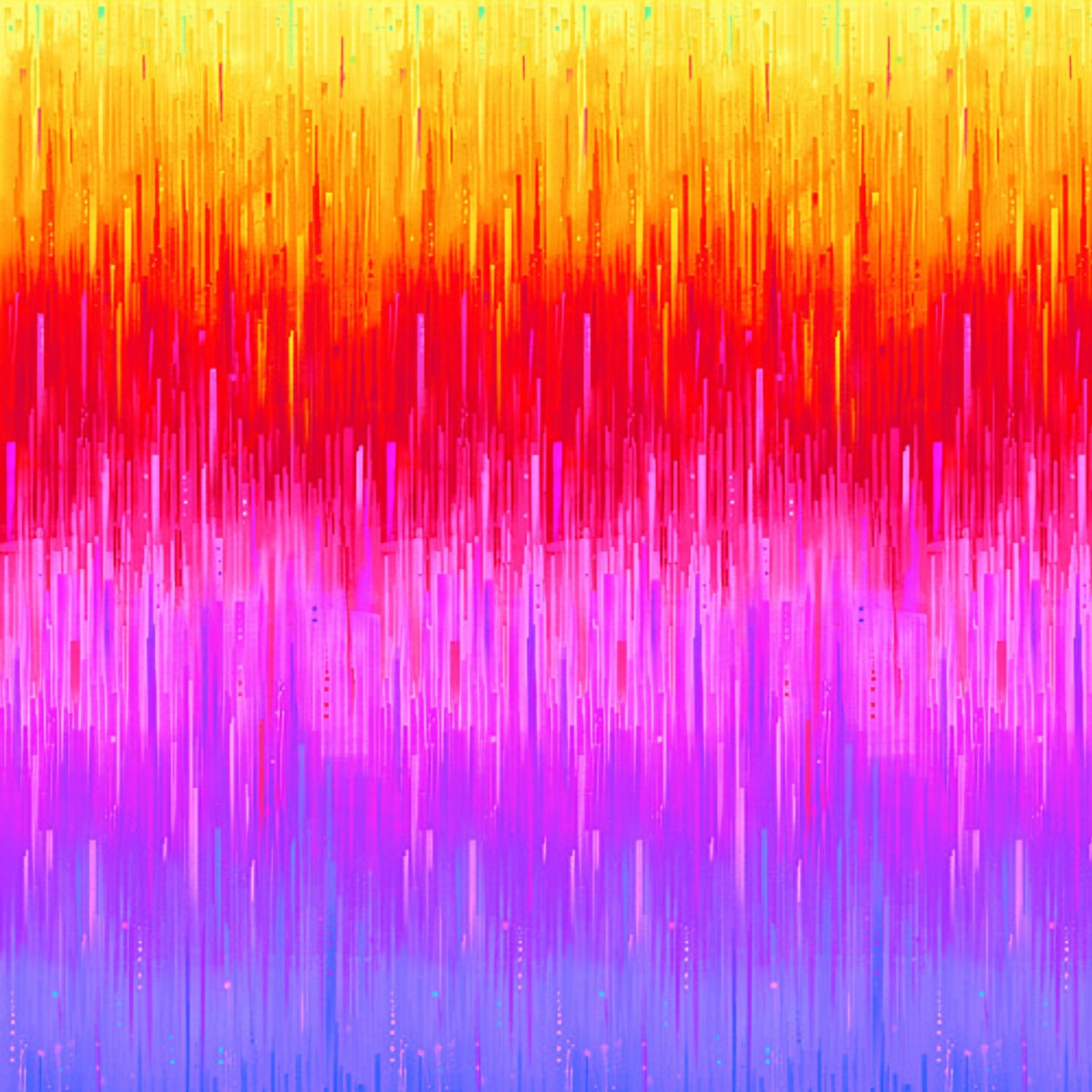 Neon rainbow ombré stripe digital print yellow orange red pink fuchsia purple blue turquoise lime green fabric for feature quilts bags and bold patchwork sewing projects