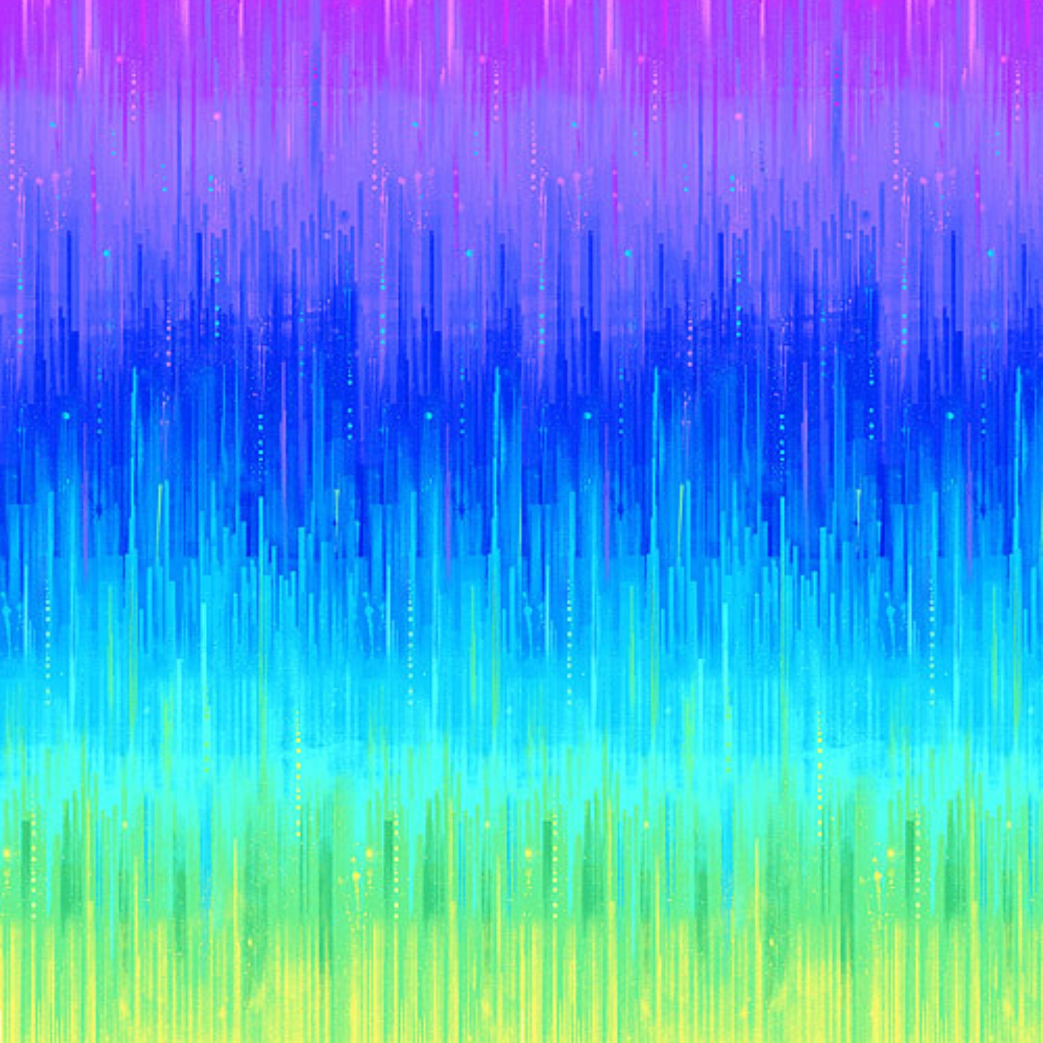 Rainbow ombré stripes digital print in vibrant multi colours for modern quilts and patchwork sewing projects