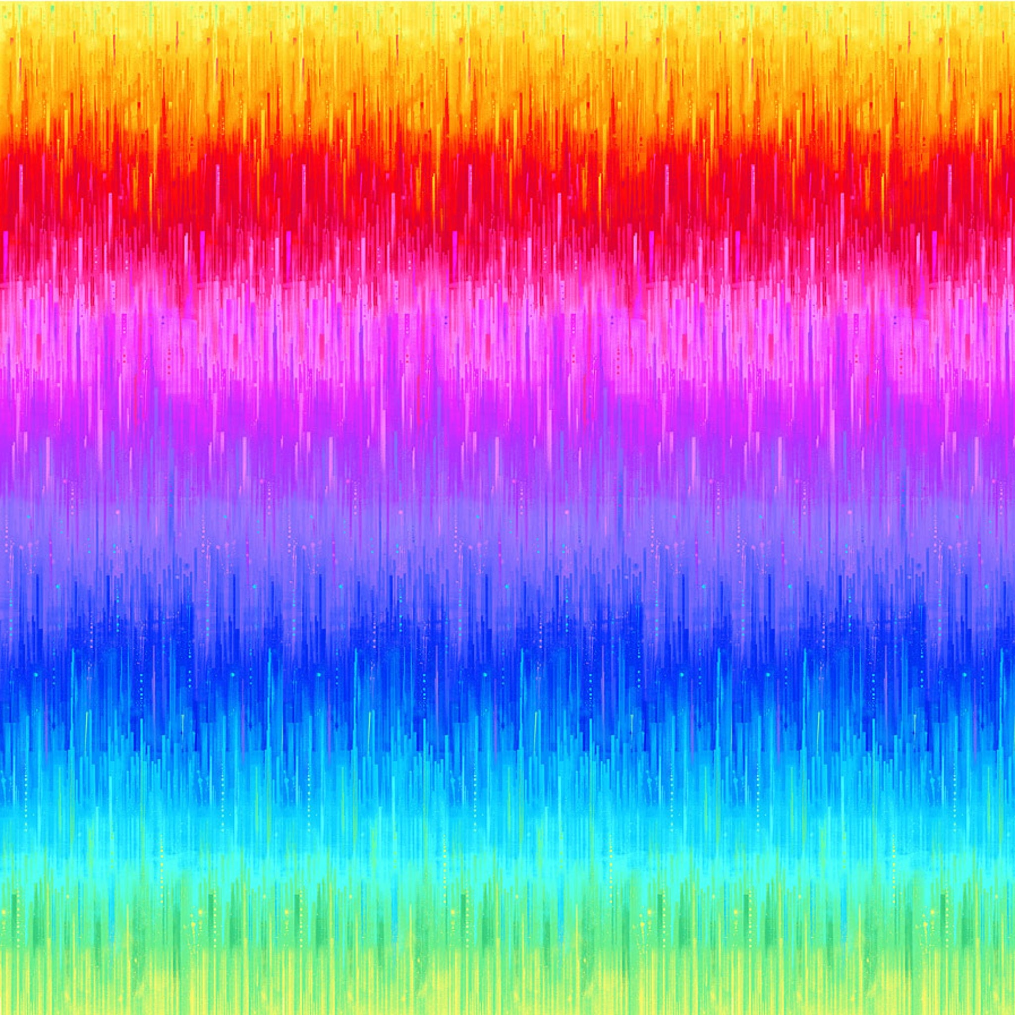 Rainbow ombré stripes digital print in vibrant multi colours for modern quilts and patchwork sewing projects