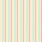 Multicolour zig zag stripe orange pink green blue yellow white kids blender fabric for children's quilts sashing borders and quilt backings