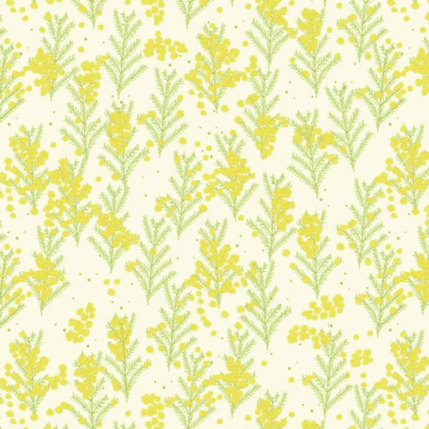 Outback Beauty Wattle Dance Cream - Amanda Joy Designs KK Fabrics - Three Wishes Patchwork Fabric