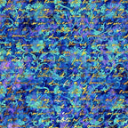 Elegant scrollwork turquoise purple violet gold script writing fabric for quilts home décor and patchwork sewing projects