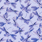 Purple dragonflies pearlescent dot details pale lavender background quilting fabric dragonfly lovers patchwork sewing projects