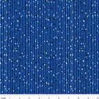 Blue navy pearlescent bead drops vertical lines peacock blue background blender quilting fabric elegant quilts sashing borders