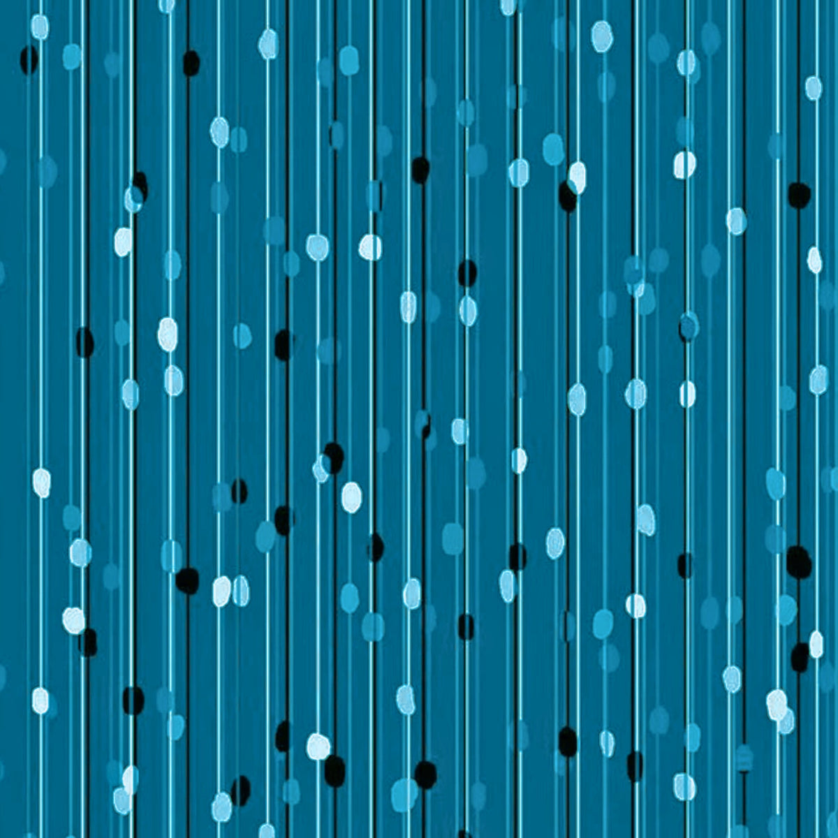 Teal black pearlescent bead drops vertical lines dark teal background blender quilting fabric elegant quilts sashing borders