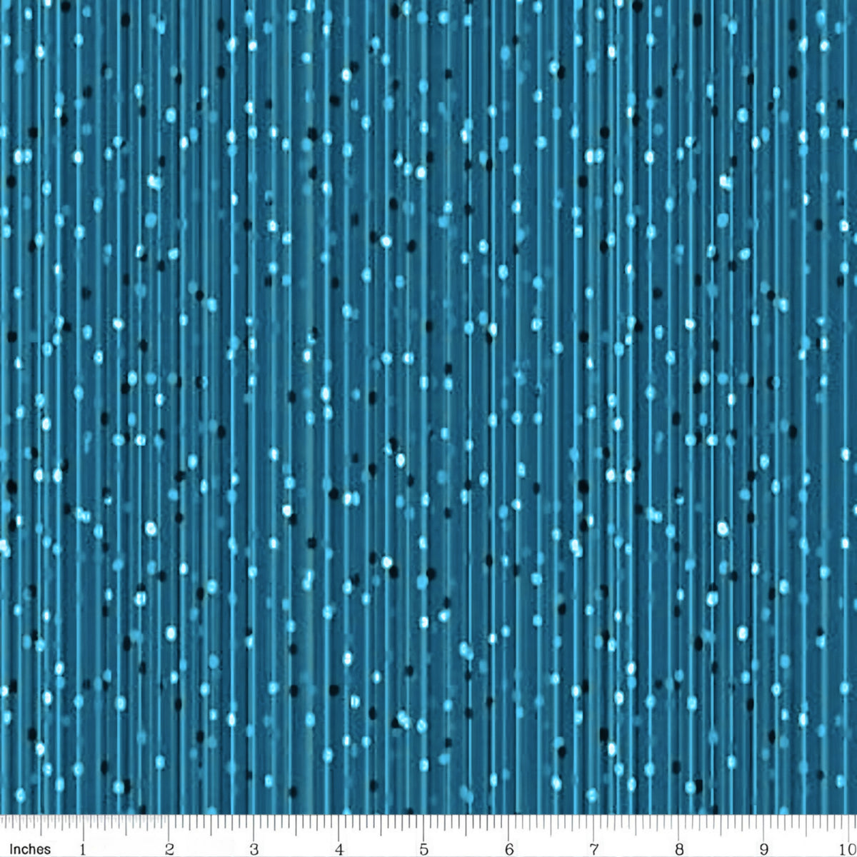 Teal black pearlescent bead drops vertical lines dark teal background blender quilting fabric elegant quilts sashing borders