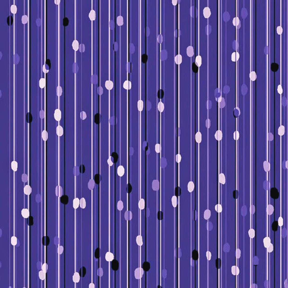 Cascading pearl drops vertical lines iris purple pearlescent blender quilting fabric elegant quilts sashing borders
