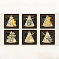 Play Your Song musical instruments panel saxophone drums French horn grand piano trumpet guitar black cream gold novelty music quilting fabric