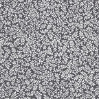 Silver pearlescent fern sprig blender charcoal grey background quilting fabric for quilts cushions and table linen