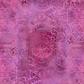 Scrolling filigree damask magenta rose blush pink blender quilting fabric patchwork sewing projects