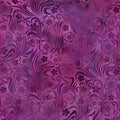 Swirling scrolls five-petal blooms deep violet purple magenta floral blender quilting fabric patchwork sewing projects