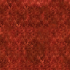 Flowing succulent fronds feathery leaf sprays deep crimson burgundy red orange blender quilting fabric patchwork sewing projects