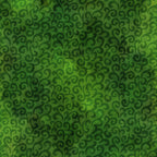 Densely packed swirling scrolls deep forest dark emerald bright mid-green blender quilting fabric patchwork sewing projects