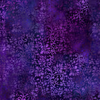 Intricate scrolling vines daisy blooms violet lavender deep amethyst purple floral blender quilting fabric patchwork sewing projects