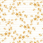 Gold stars cream background gold line detail fabric for girls quilts cushion covers scrunchies pouches and kids sewing projects