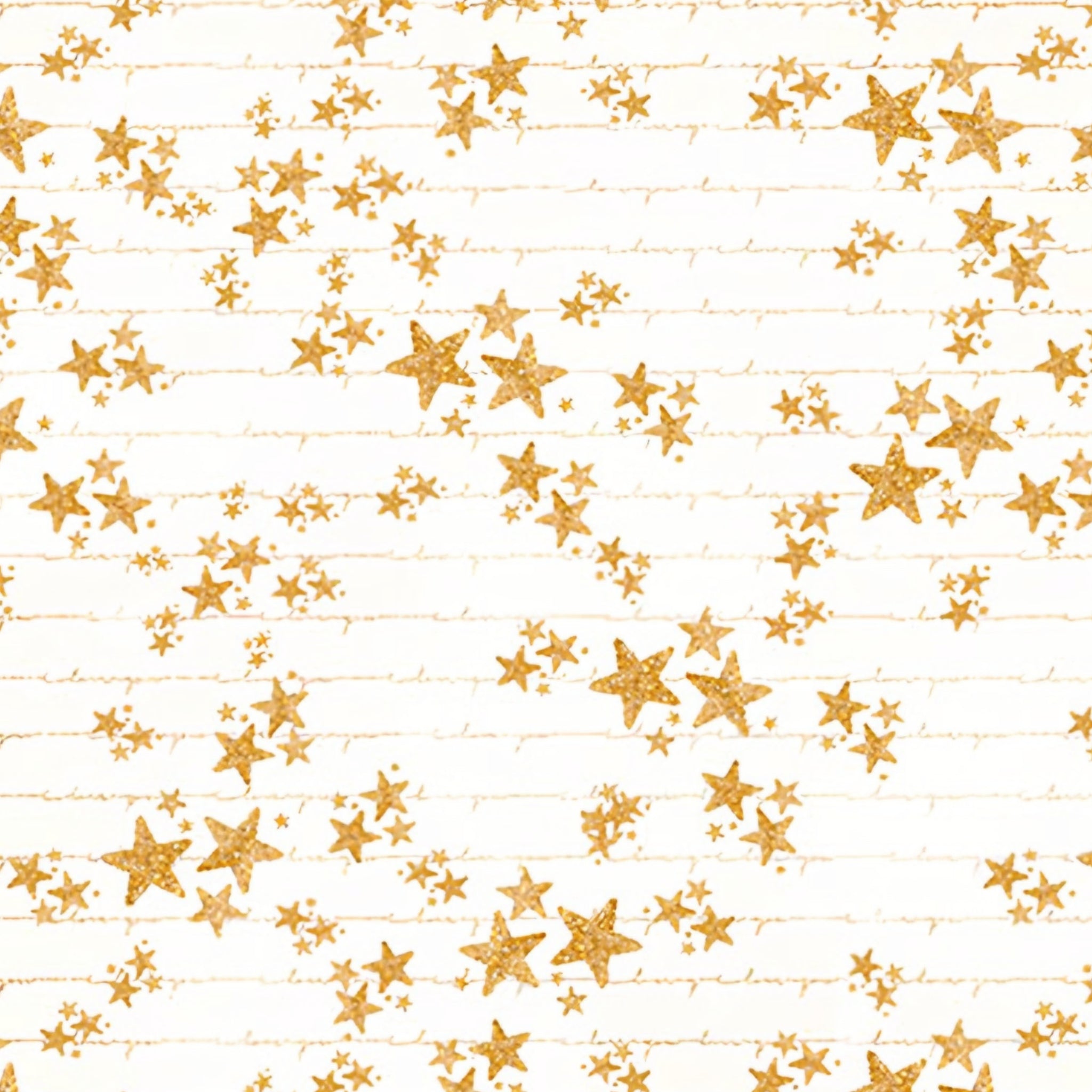 Gold stars cream background gold line detail fabric for girls quilts cushion covers scrunchies pouches and kids sewing projects