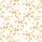 Gold stars cream background gold line detail fabric for girls quilts cushion covers scrunchies pouches and kids sewing projects