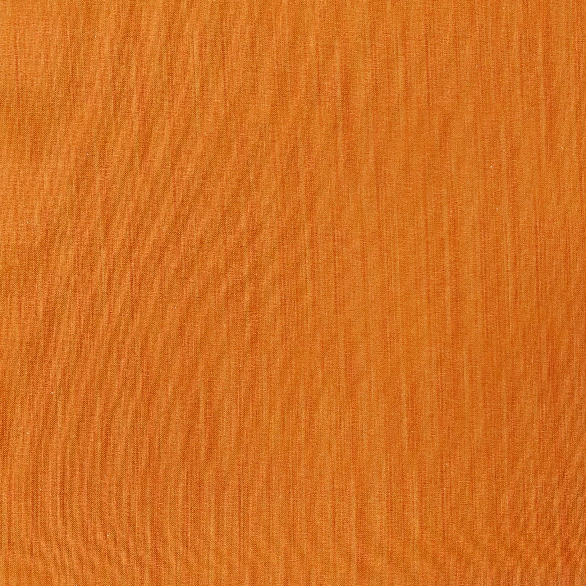 Raw silk cotton deep orange tonal blender fabric for quilt backgrounds sashing binding and patchwork projects