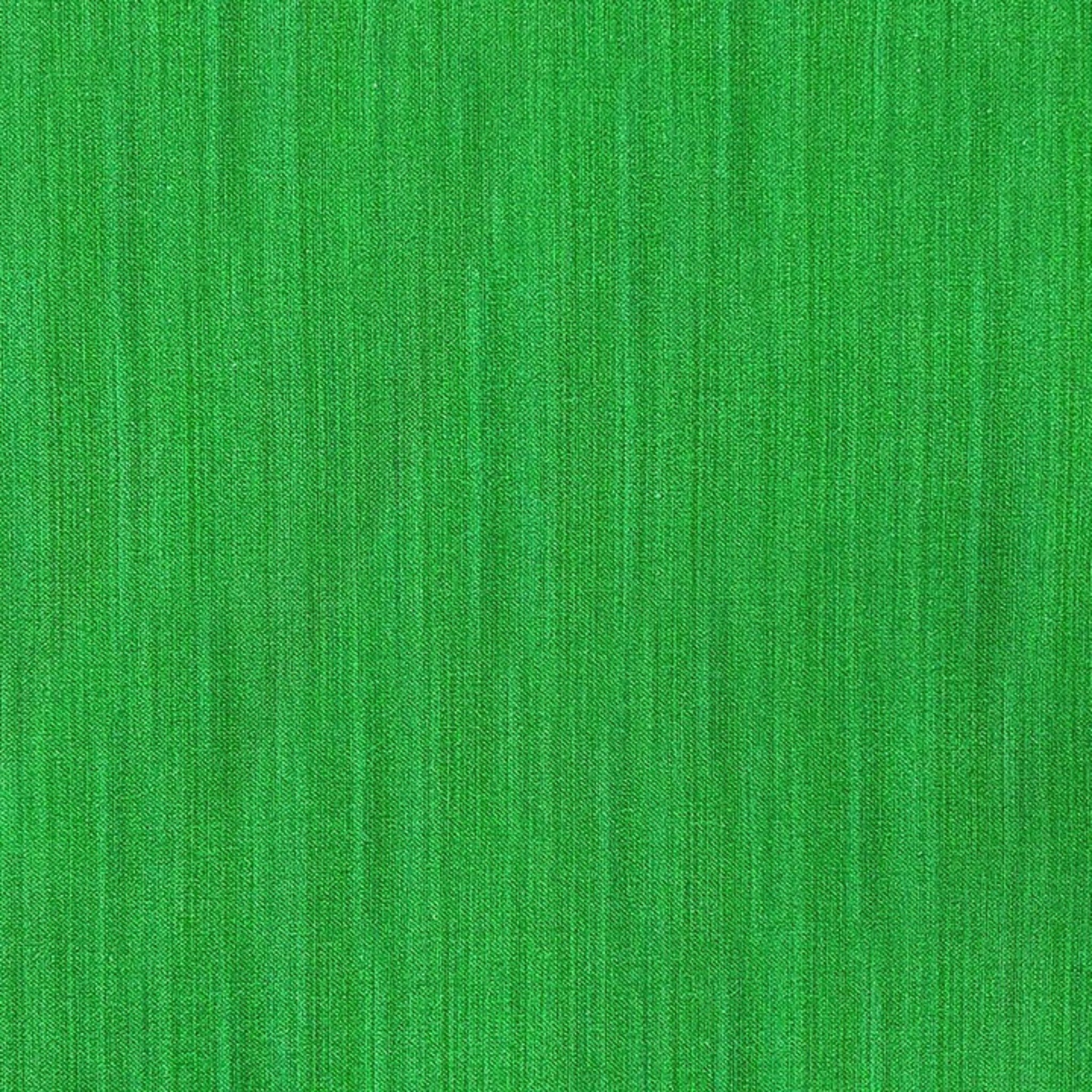 Raw silk cotton emerald green tonal blender fabric for quilt backgrounds sashing binding and patchwork projects