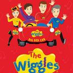 The Wiggles Big Red Car panel red yellow blue purple novelty kids quilting fabric children's quilts wall hangings Wiggles gifts