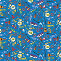 Wiggles musical instruments guitars trumpets keyboards drums harps violins blue novelty kids music quilting fabric children's quilts music gifts patchwork projects