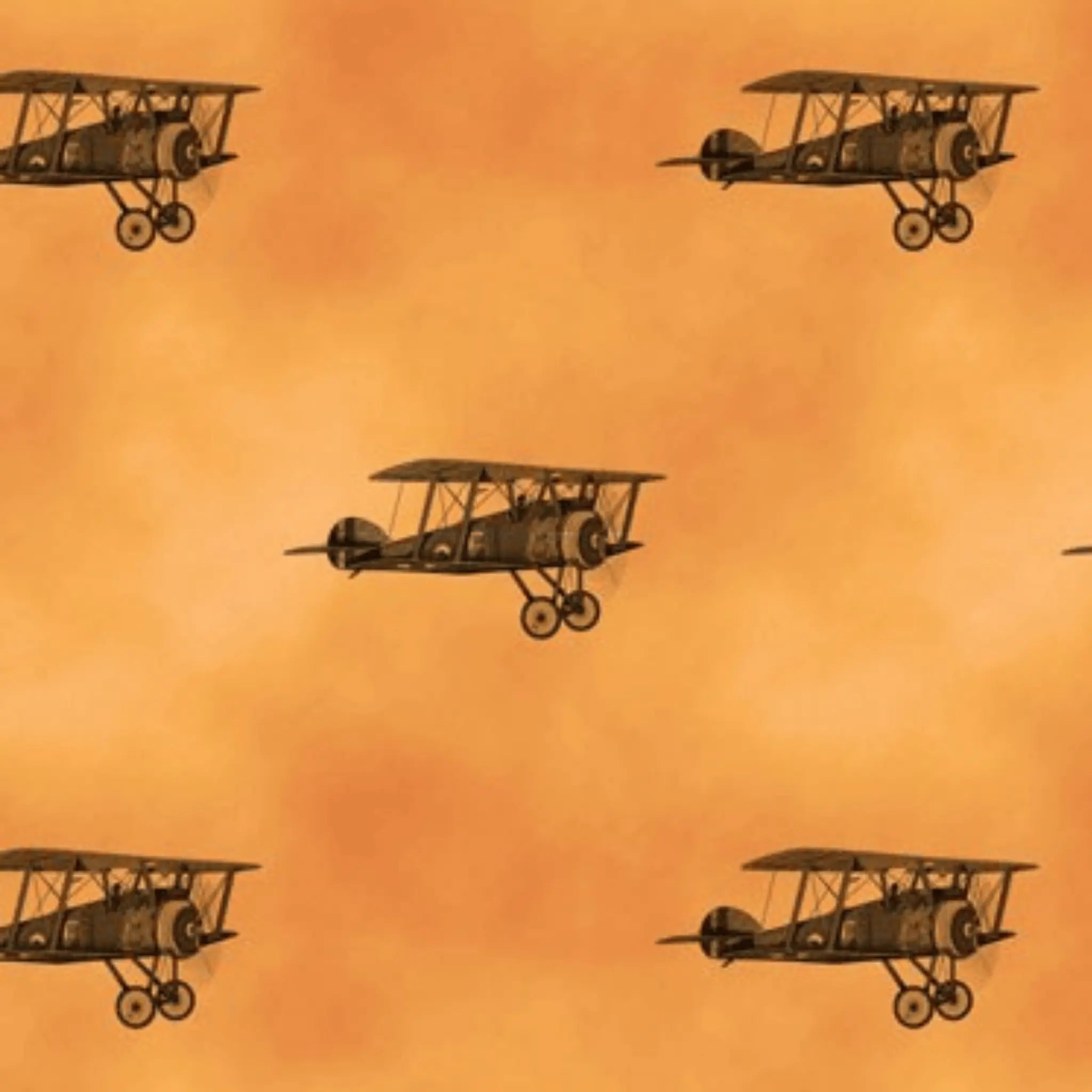 Remembering ANZAC Biplanes Formation - KK Fabrics - Three Wishes Patchwork Fabric