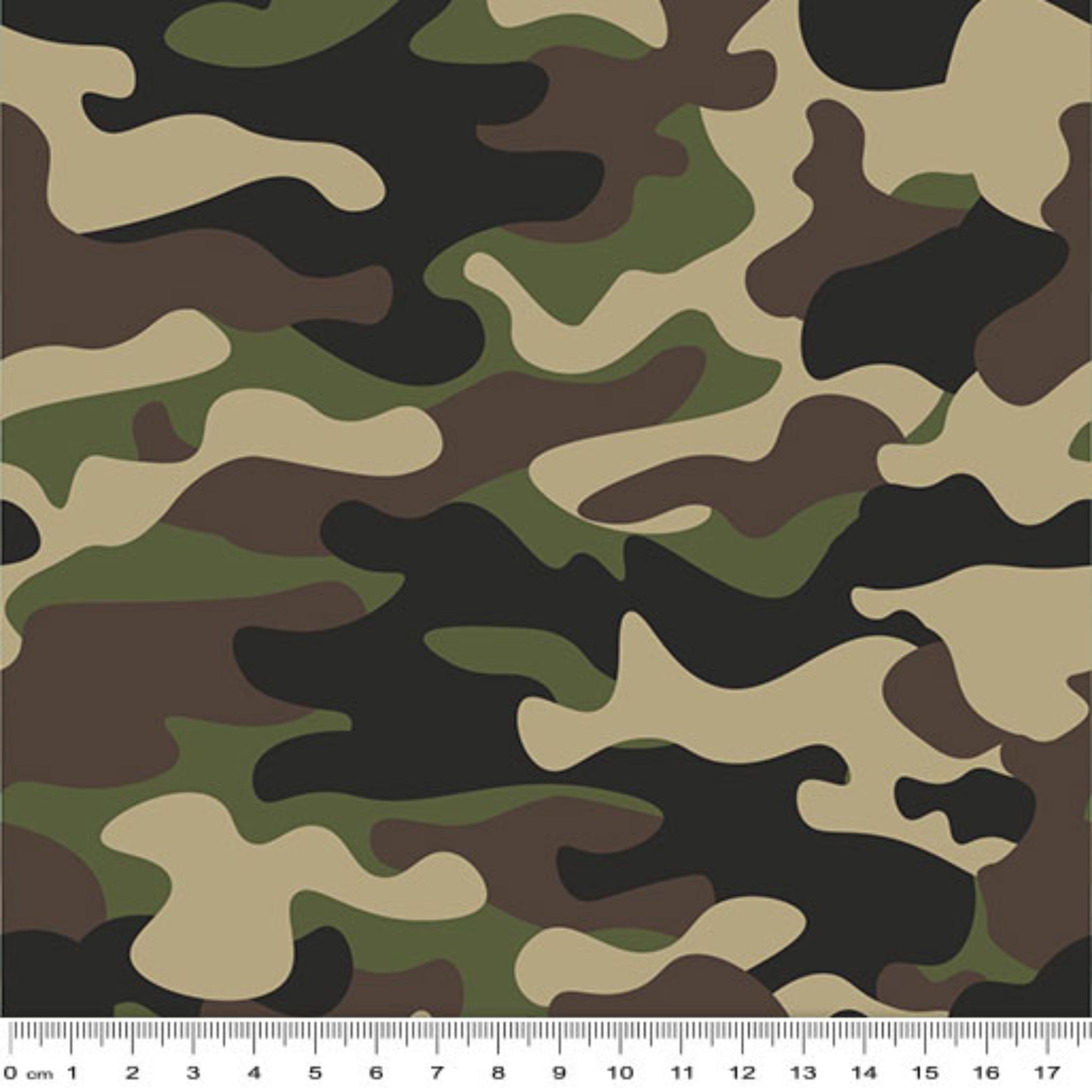 Green camouflage olive brown khaki black fabric for ANZAC military boys quilts patchwork sewing projects