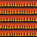 ANZAC soldier silhouette stripe marching orange red sunset fabric for military quilts remembrance banners boys patchwork sewing projects