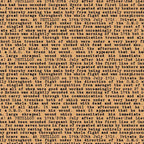 Wartime soldier letter typeface text sandy tan fabric for ANZAC memorial quilts remembrance wall hangings patchwork sewing projects