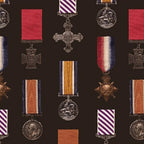 Remembering ANZAC Wartime Medals - KK Fabrics - Three Wishes Patchwork Fabric