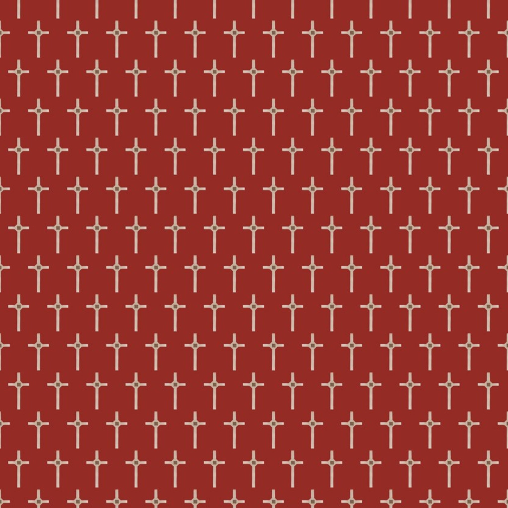 Long Tan Cross red background fabric for Vietnam commemorative quilts remembrance banners military patchwork sewing projects