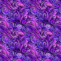 Flowing waves purple violet magenta blue fabric for ocean-themed quilts vibrant home décor and patchwork sewing projects