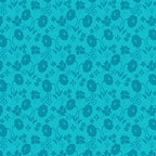 Tone-on-tone turquoise tonal floral blender poppies clover scattered flowers quilting cotton backgrounds sashing borders patchwork projects
