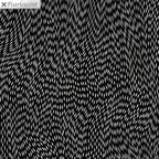 Pearlescent silver swirling dash pattern black blender fabric for cushion covers pouches makeup bags scrunchies and jacket linings