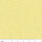 Pearlescent gold swirling dash pattern butter yellow blender fabric for cushion covers pouches makeup bags scrunchies and jacket linings