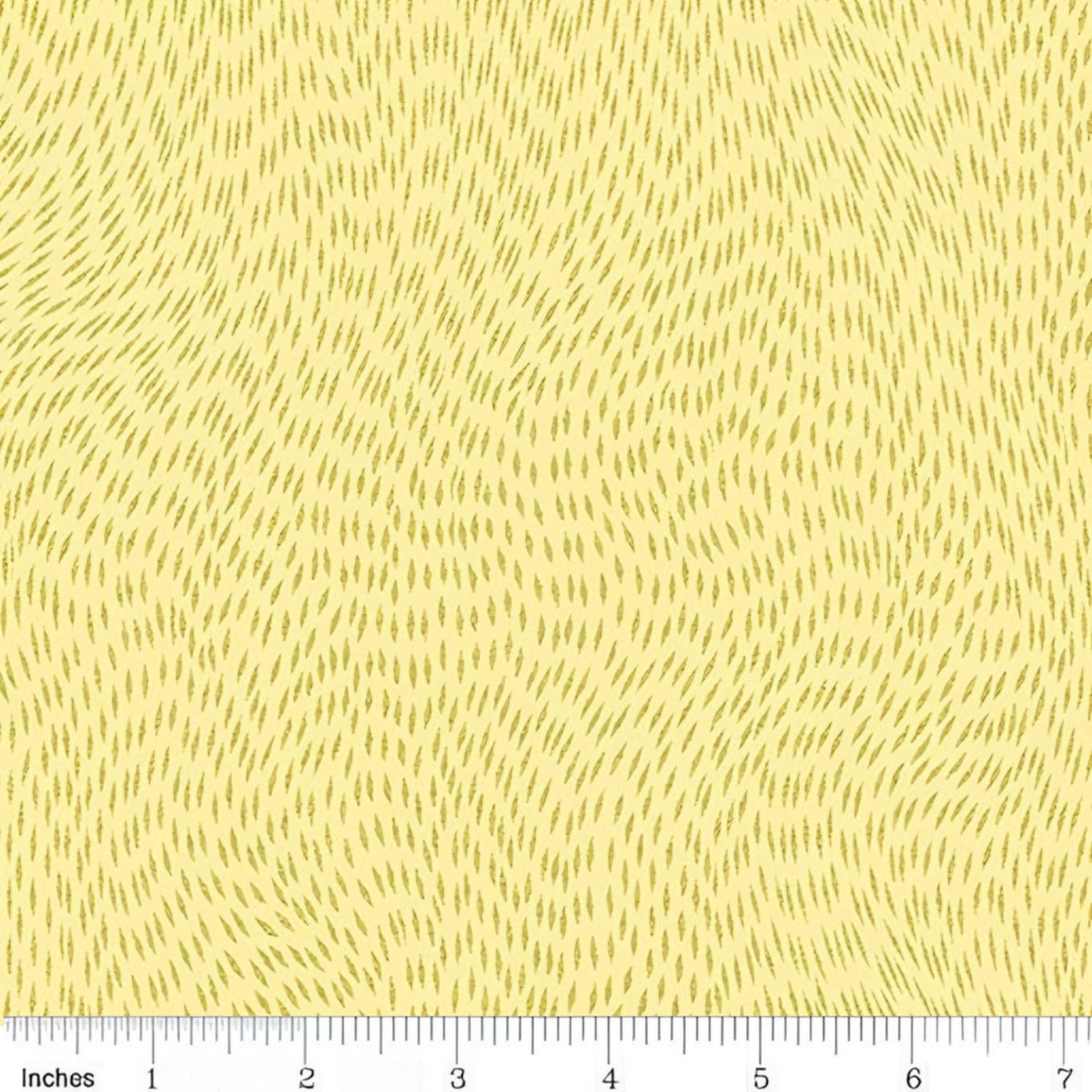 Pearlescent gold swirling dash pattern butter yellow blender fabric for cushion covers pouches makeup bags scrunchies and jacket linings