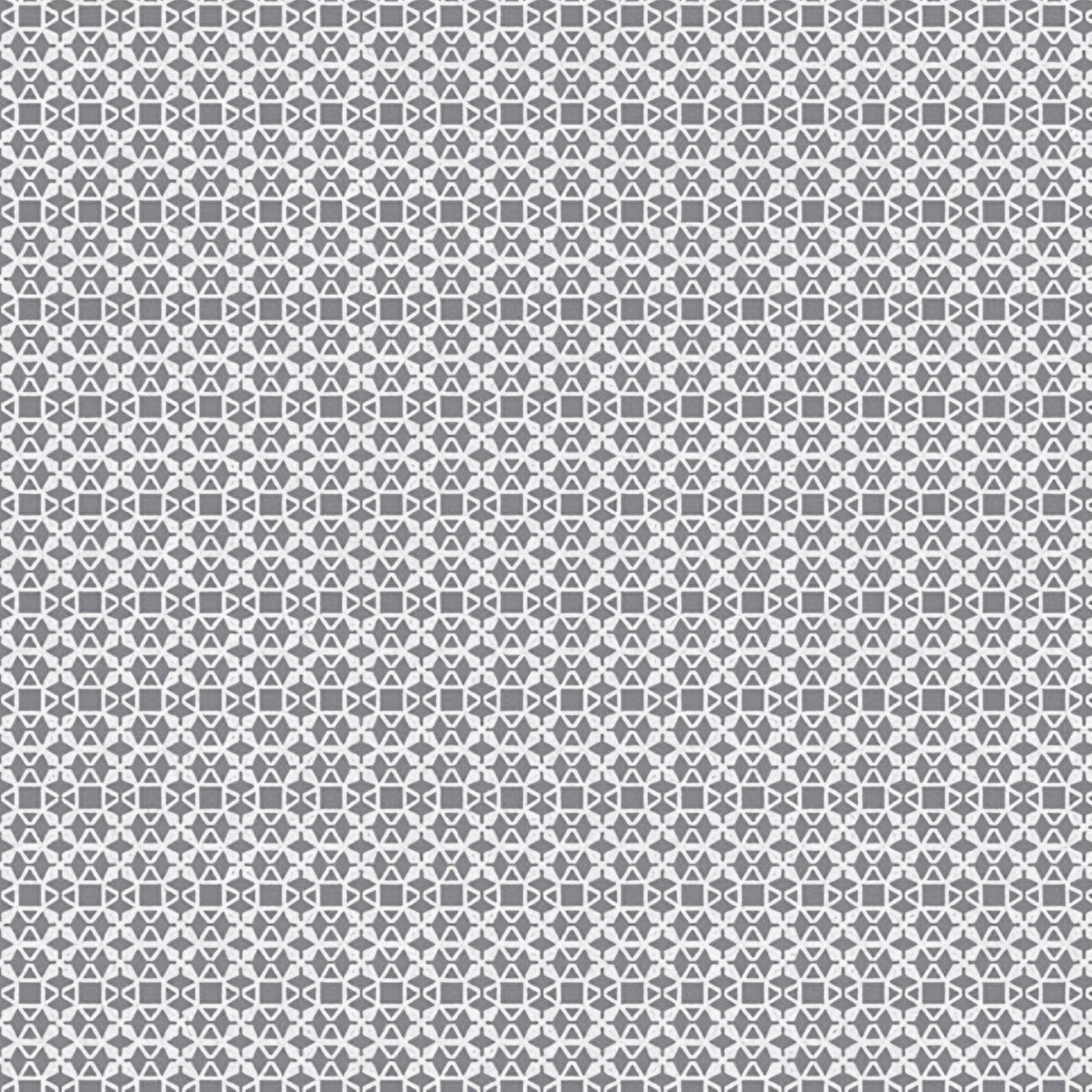 Pearlescent white geometric lattice stars squares triangles grey blender fabric for cushion covers pouches makeup bags and jacket linings