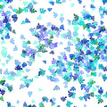Confetti leaf sprig scatter turquoise blue green lilac white blender fabric for quilt backgrounds sashing patchwork projects