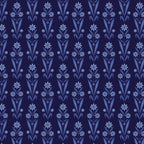 Navy daisy bouquet ditsy floral fabric for quilting backgrounds and sashing