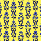 Yellow daisy bouquet ditsy floral fabric for quilting backgrounds and pieced blocks