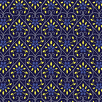Navy heart print fabric for baby quilts, children's projects and Valentine's Day designs