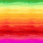 Painted rainbow ombré stripe digital print green yellow orange red pink fuchsia purple blue turquoise fabric for feature quilts sashing backgrounds and bold patchwork sewing projects