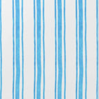 Turquoise white awning stripe fabric for summer quilts beach quilts sashing borders and patchwork sewing projects Loralie Harris Designs